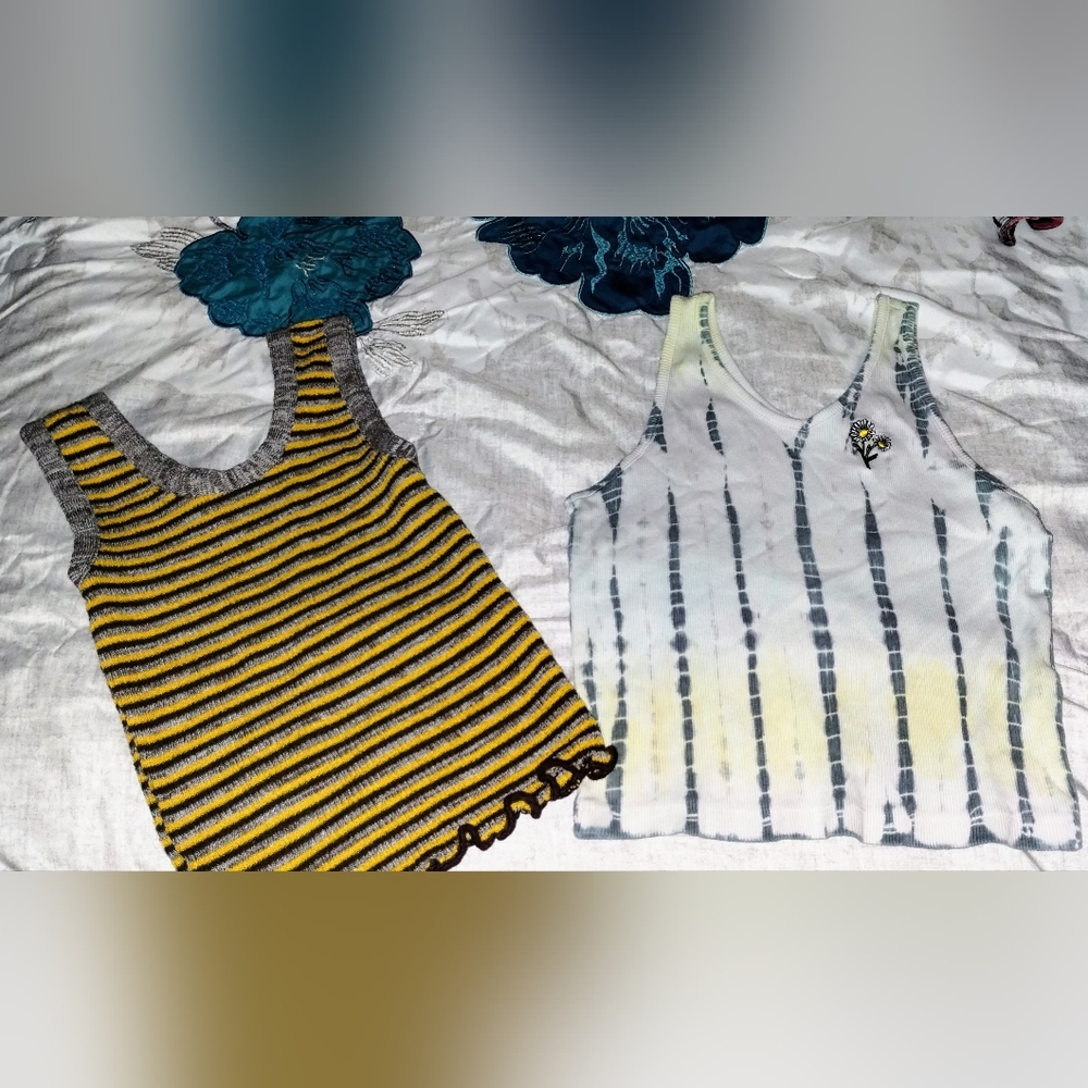 Y2K Bundle of 2 - Juniors XSmall Vintage Fashion  Tank Tops